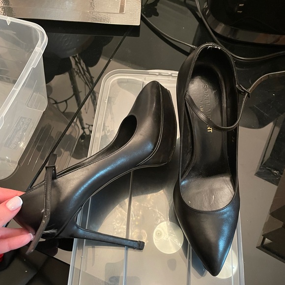 Black Saint Laurent Pumps Sz 36 - Picture 4 of 5